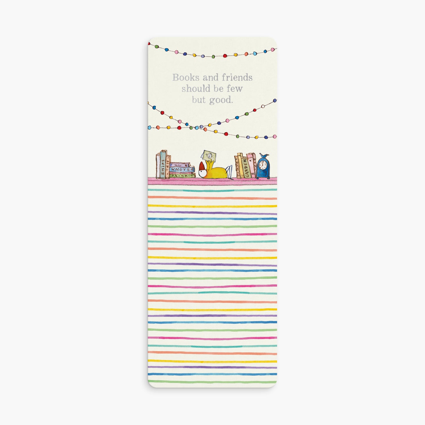 BK45 - Books And Friends - Twigseeds Bookmark