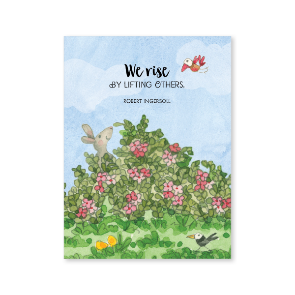 DFL - Flowers - Twigseeds 24 Affirmation Cards + Stand
