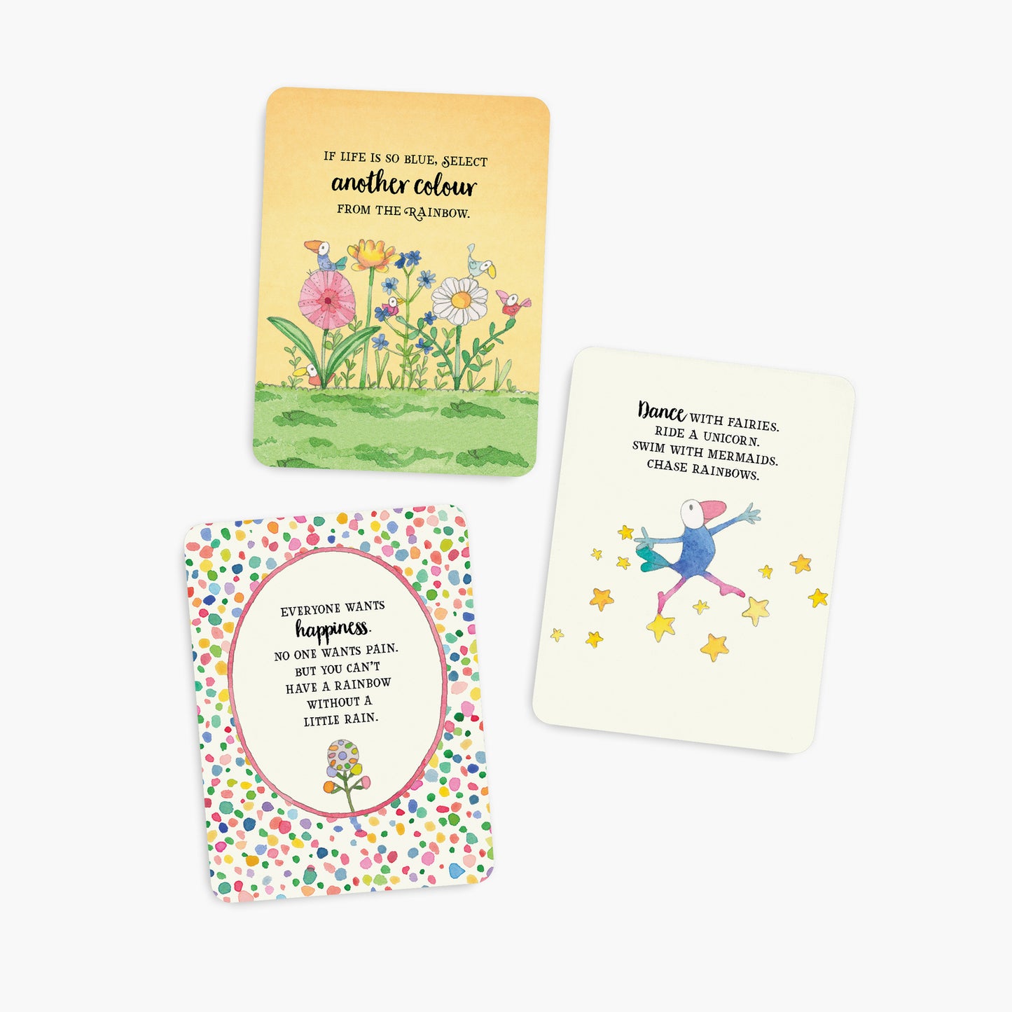 DRA - Rainbows - Twigseeds 24 Affirmation Cards + Stand