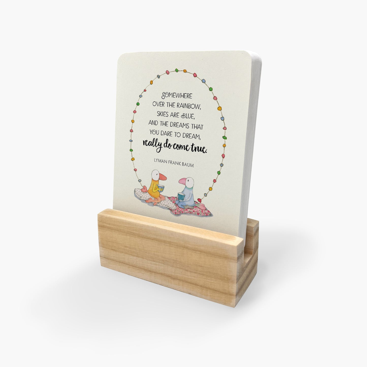 DRA - Rainbows - Twigseeds 24 Affirmation Cards + Stand