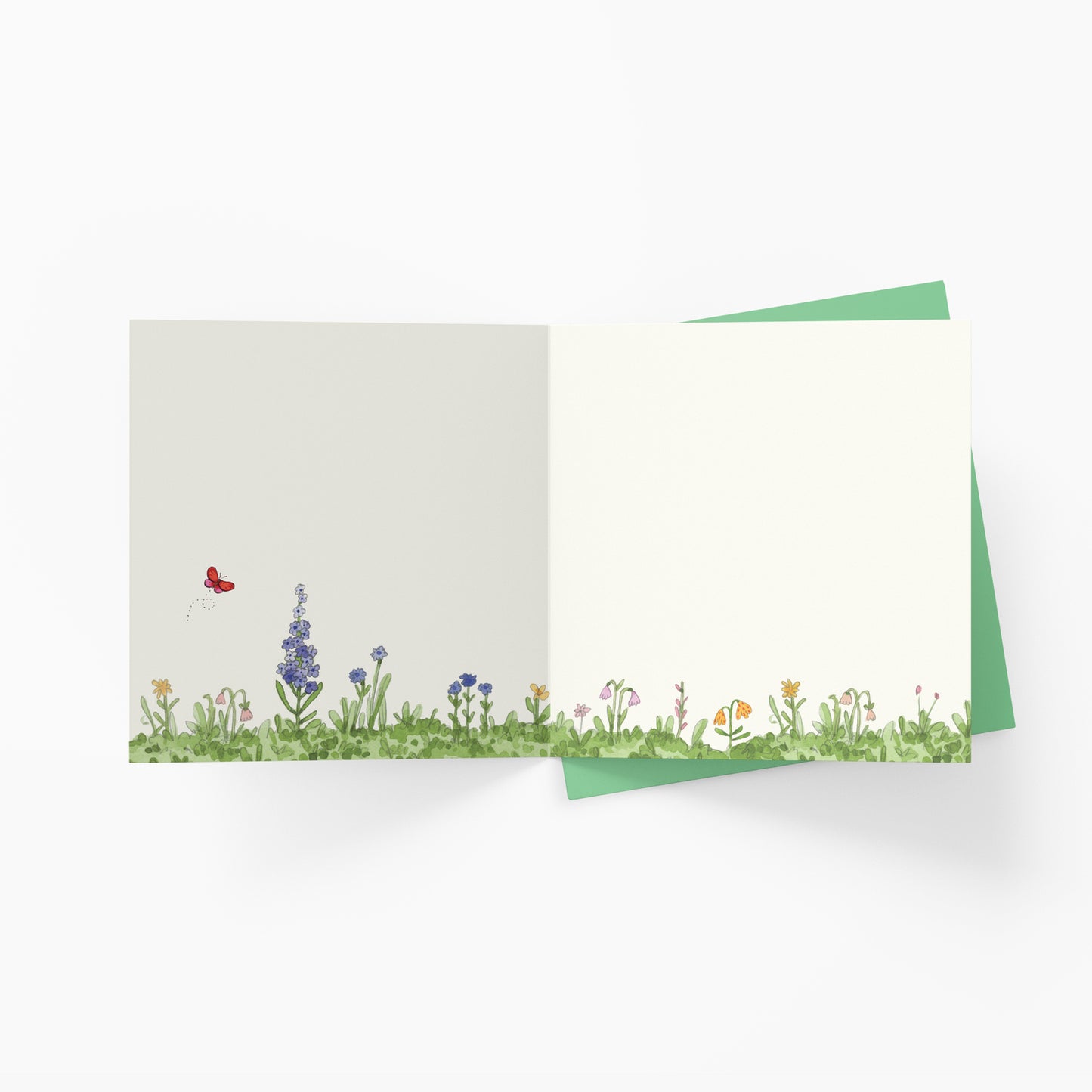 K132 - Many People Walk In - Twigseeds Greeting Card