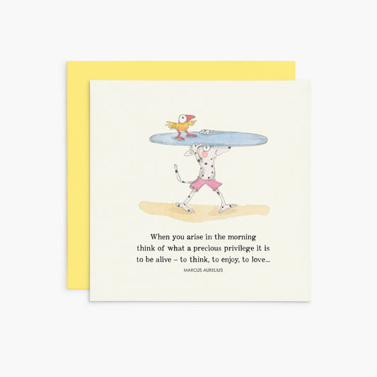 K333 - When You Arise In The Morning - Twigseeds Inspirational Card