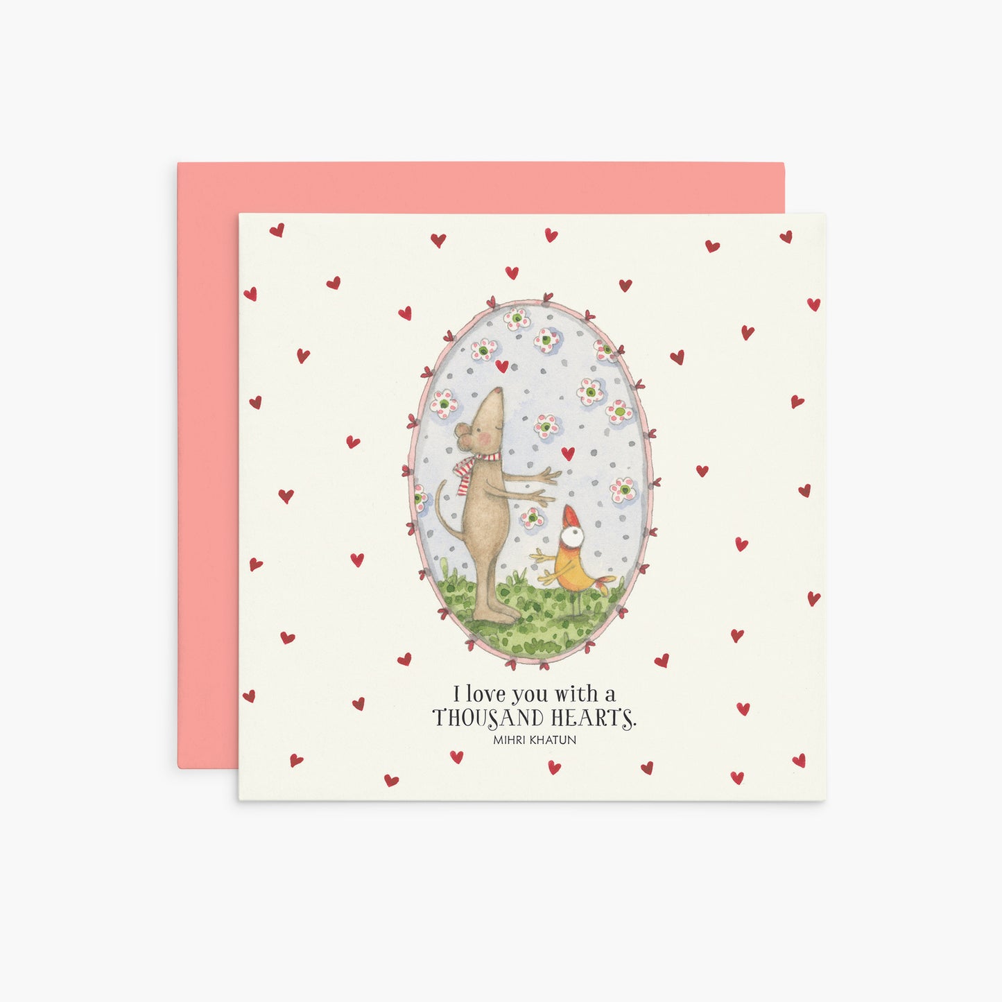 K037 - I Love You - Twigseeds Greeting Card