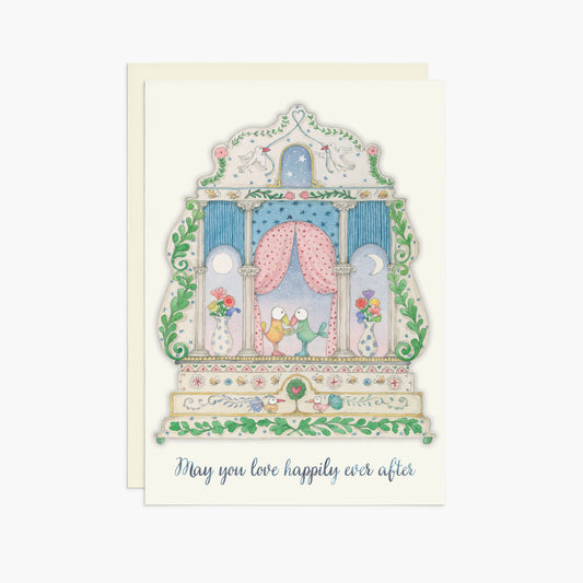 KT04 - May You Love Happily Ever After - Twigseeds Jumbo Wedding Card