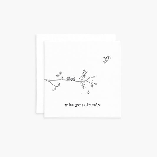 T20 - Miss You Already - Twigseeds Mini Card
