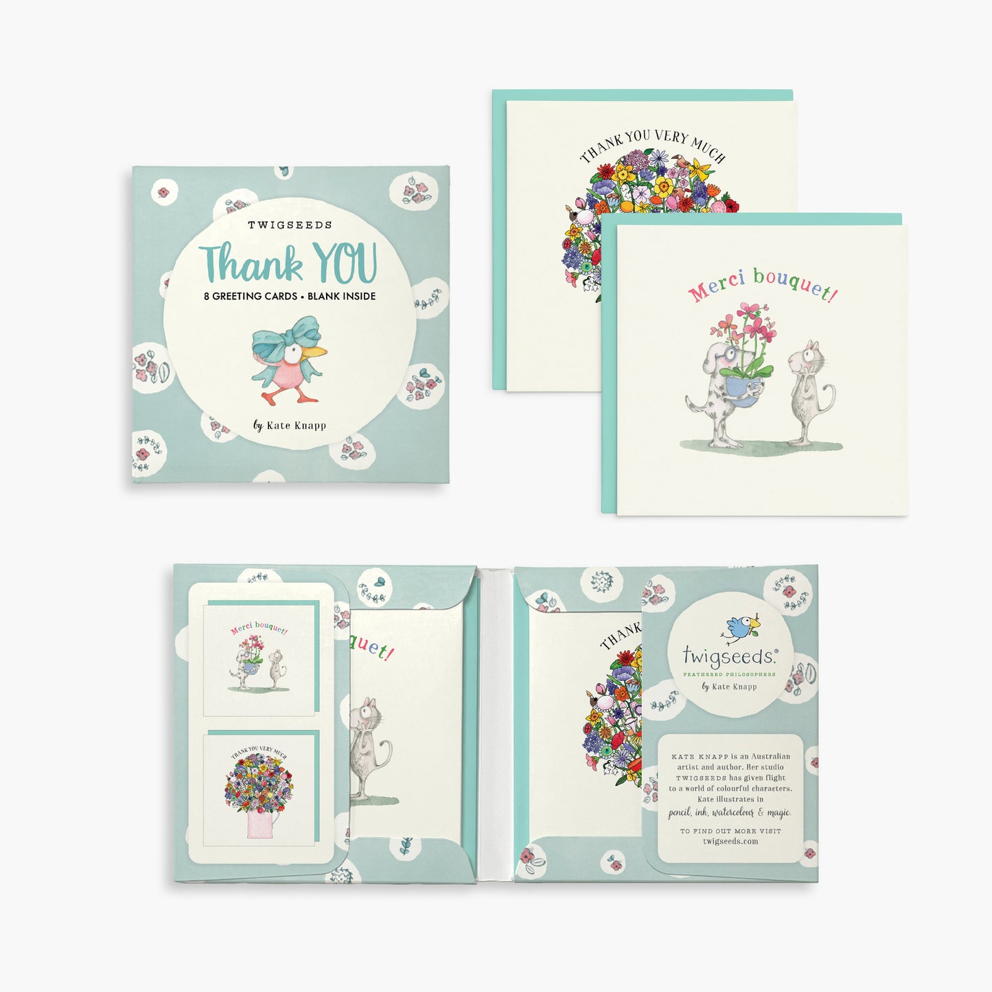 TCC004 - Twigseeds Thank You Card Set