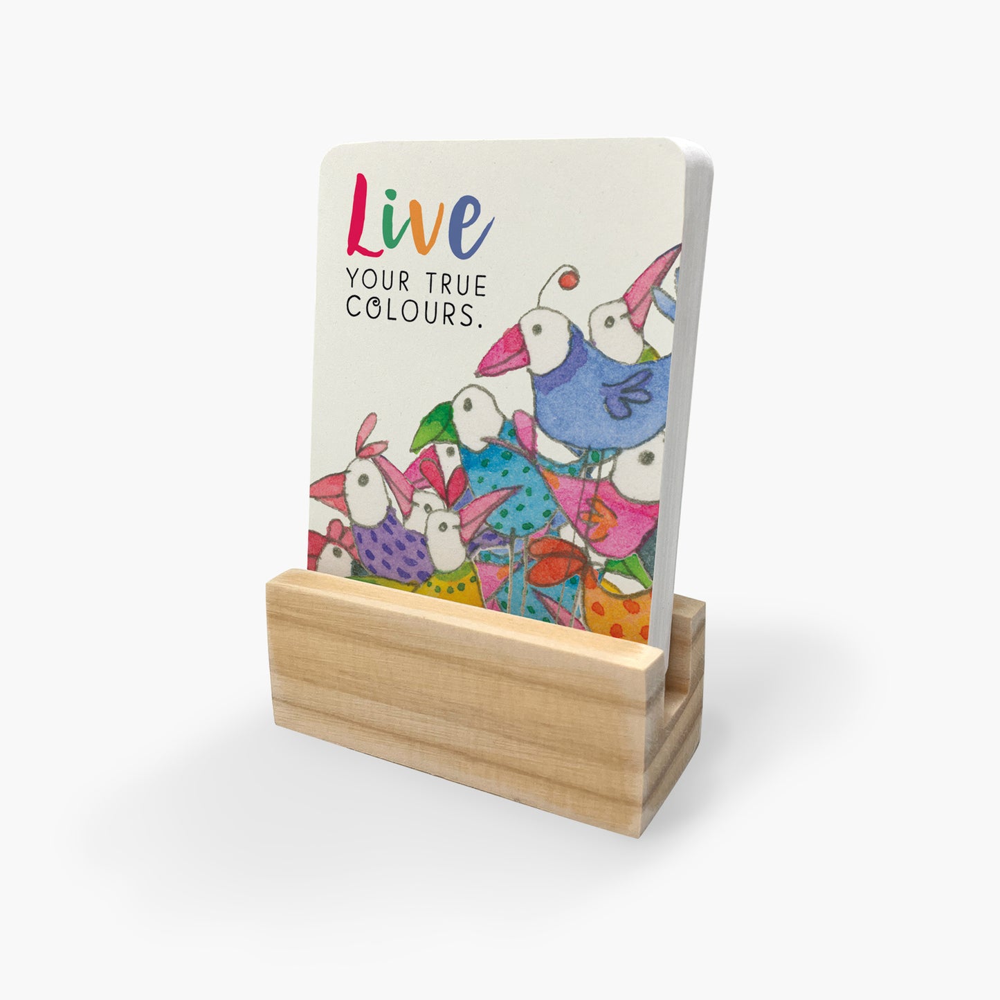 TLA002 - A Box of Birds - Twigseeds 24 Affirmation Cards + Stand