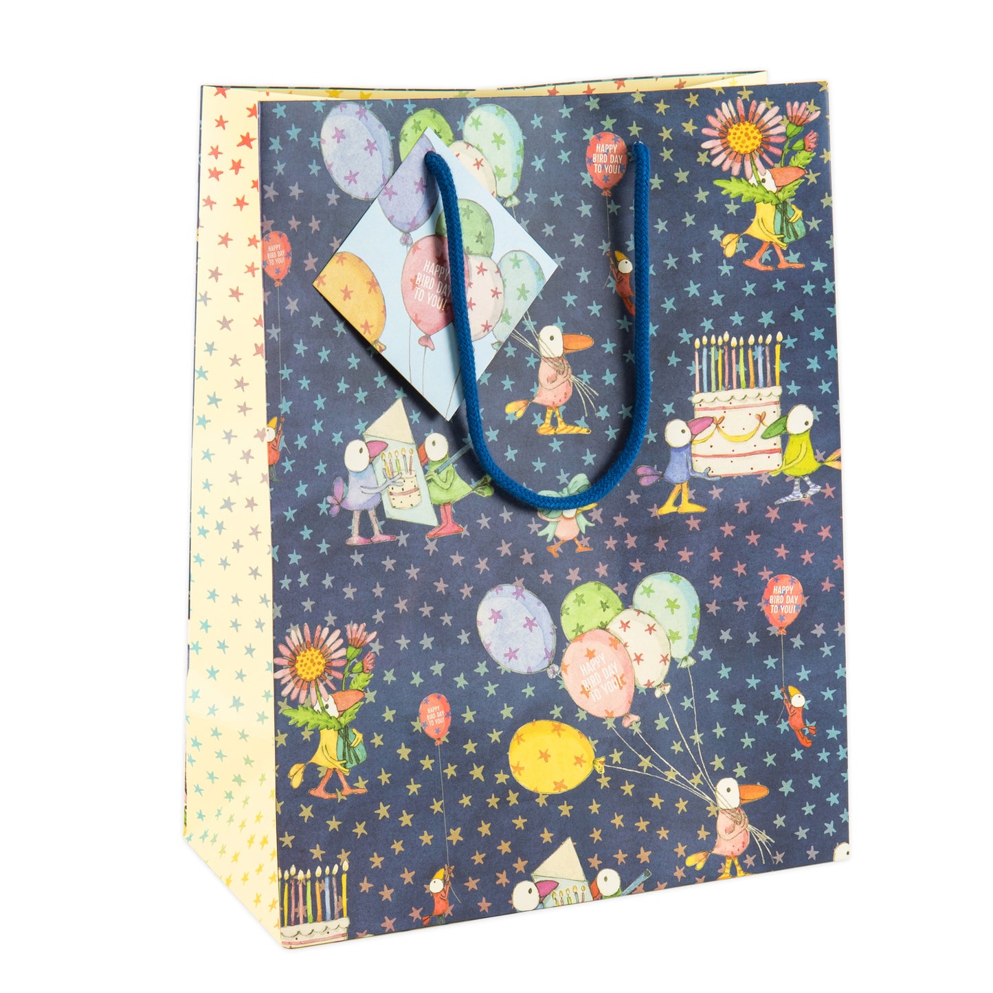 Twigseeds Gift Bag Large - Happy Bird Day Party