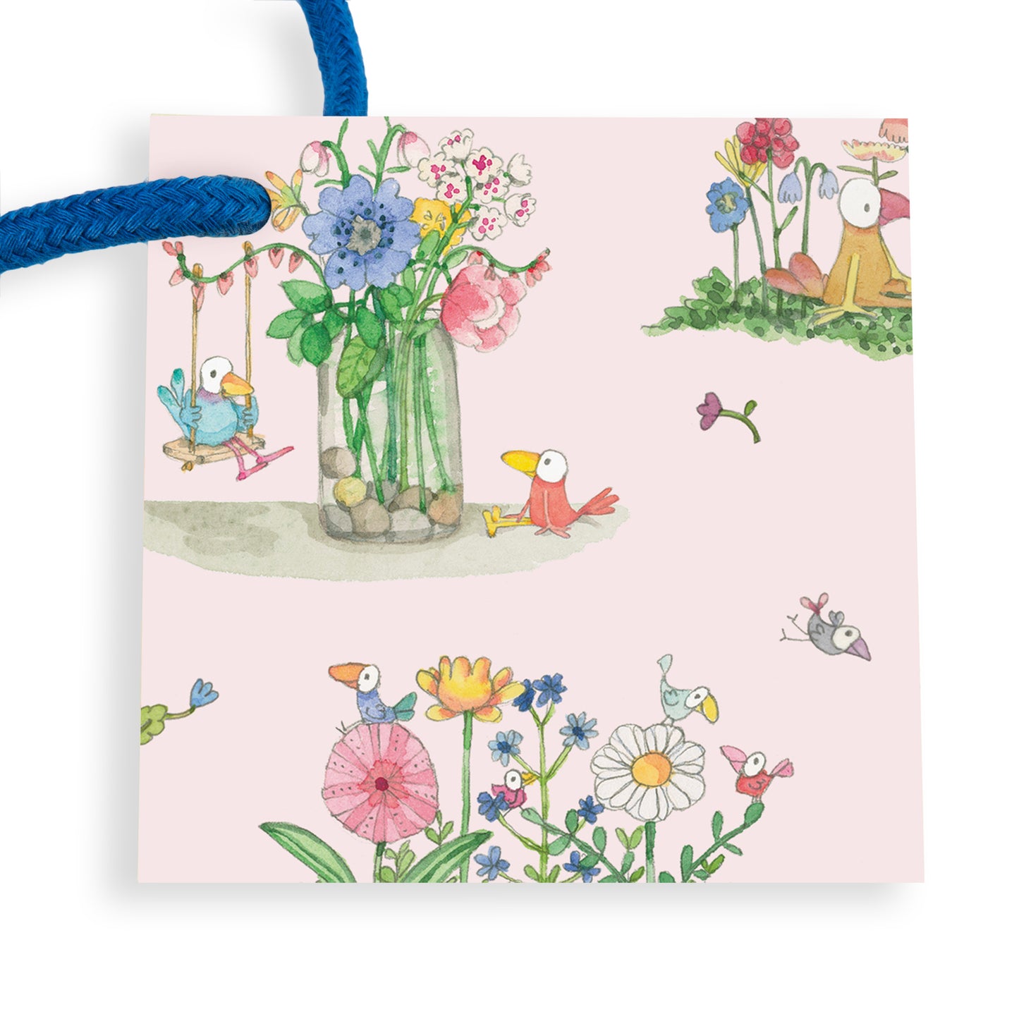 Twigseeds Gift Bag Large - Earth Laughs Flower