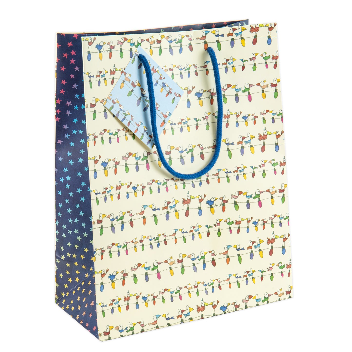 Twigseeds Gift Bag Large - Birds on Wire