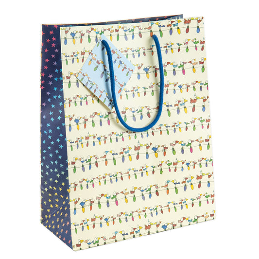 Twigseeds Gift Bag Large - Birds on Wire