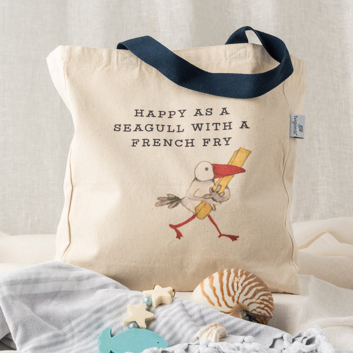 Twigseeds Large Tote Bag - French Fry