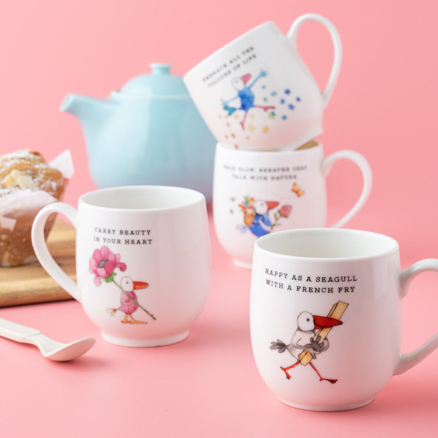 Twigseeds Fine Bone China Mug - Breathe