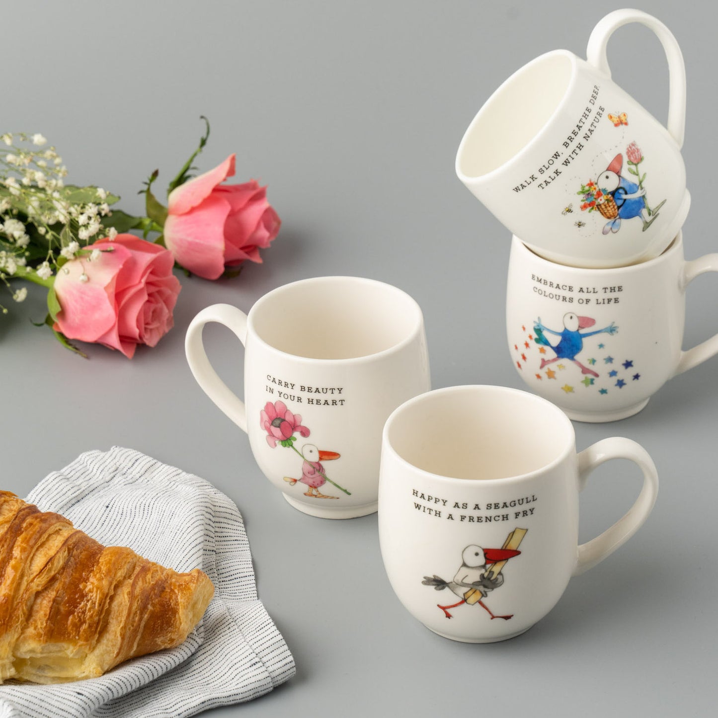 Twigseeds Fine Bone China Mug - Beauty