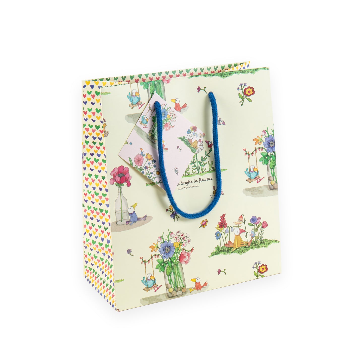 Twigseeds Gift Bag Medium - Earth Laughs Flower