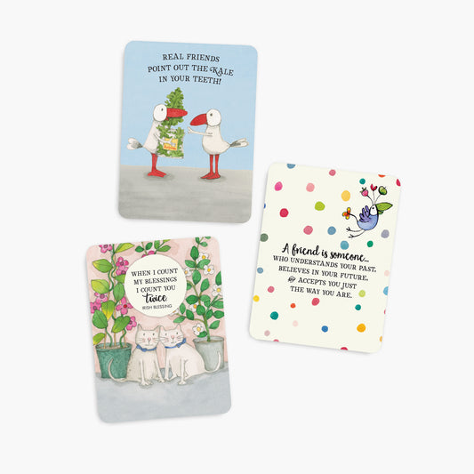 DFP - Friendship - Twigseeds 24 Affirmation Cards + Stand