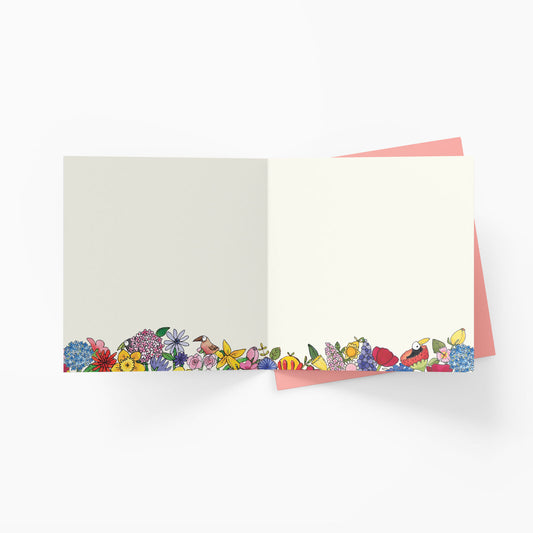 K162 - Thanks A Bunch - Twigseeds Greeting Card