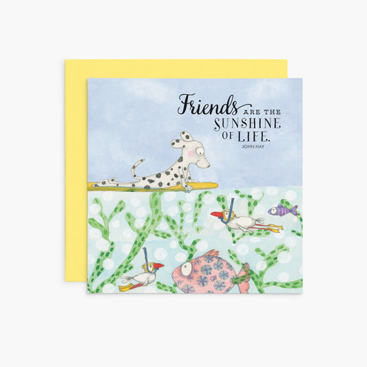 K204 - Friends - Twigseeds Greeting Card