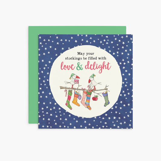KC03 - May Your Stockings Be Filled - Twigseeds Christmas Card