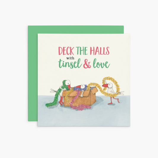 KC04 - Deck The Halls - Twigseeds Christmas Card