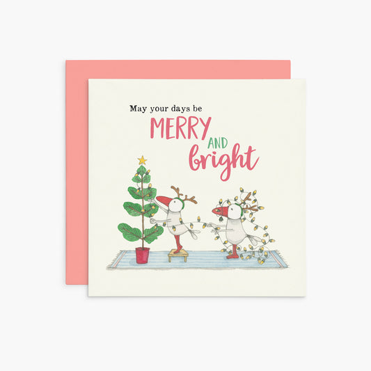 KC07 - May Your Days Be Merry - Twigseeds Christmas Card