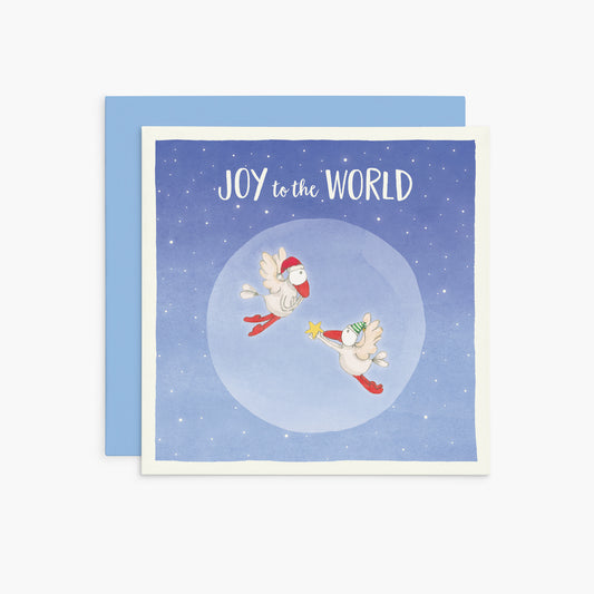 KC10 - Joy To The World - Twigseeds Christmas Card