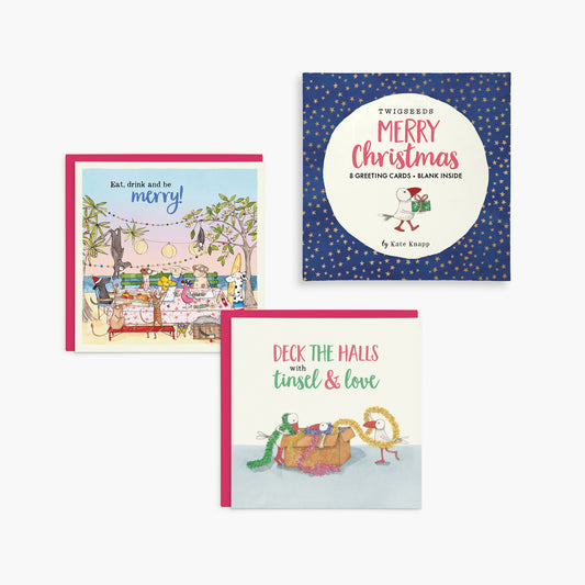 TCC001 - Twigseeds Merry Christmas Card Set