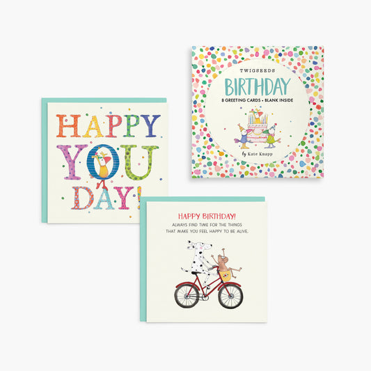 TCC003 - Twigseeds Birthday Card Set