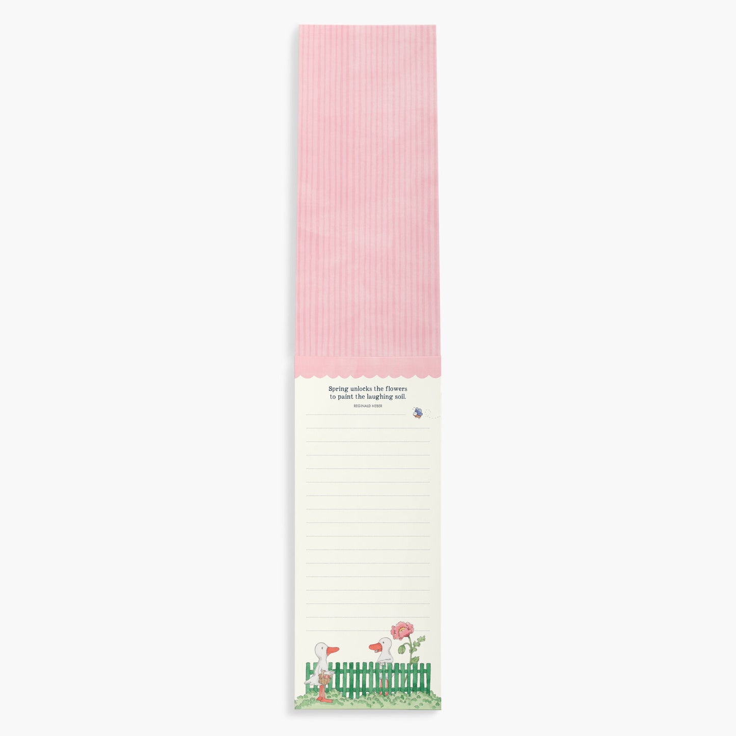TLN04 - Twigseeds Magnetic List Notepad - Garden Fence