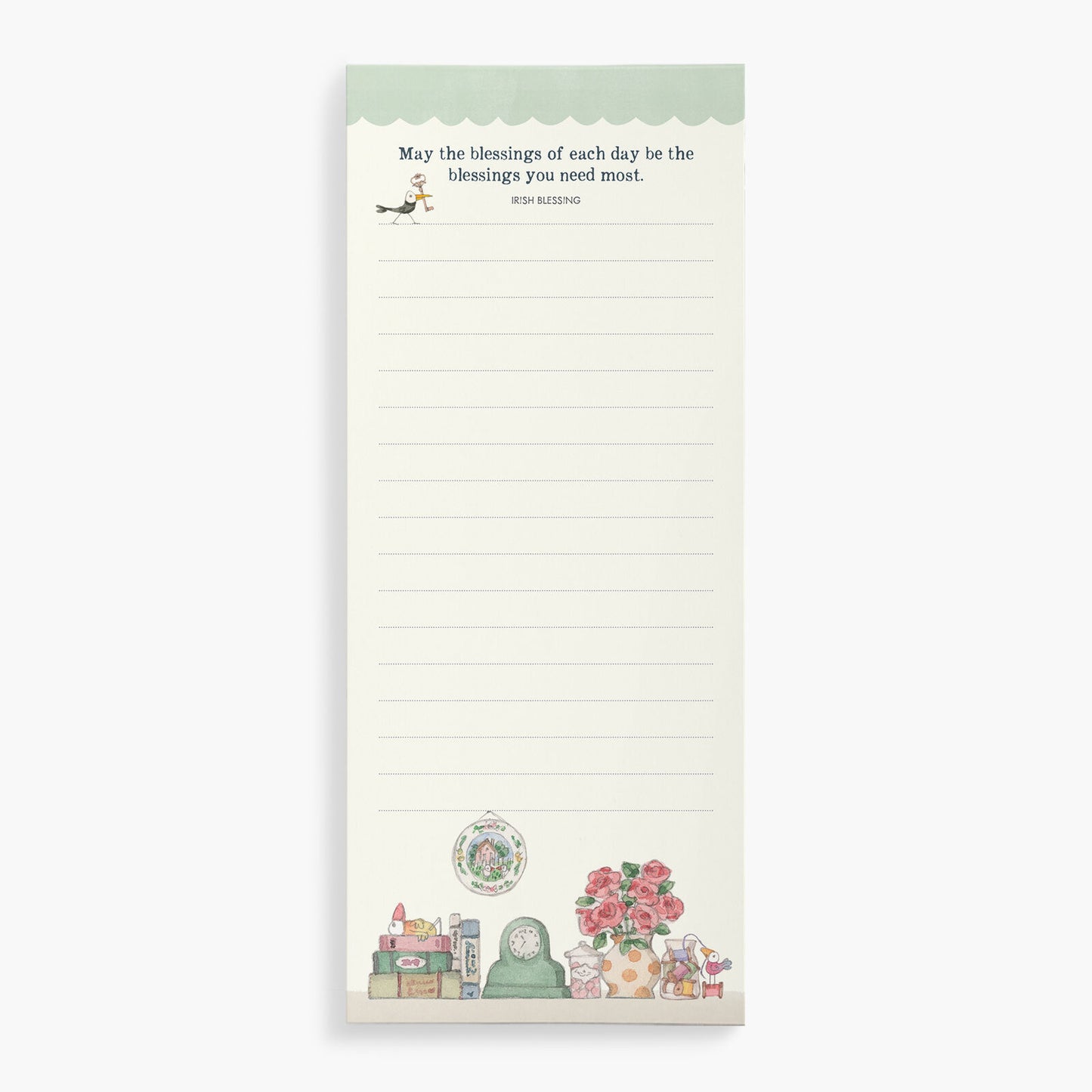 TLN06 - Twigseeds Magnetic List Notepad - Fireplace