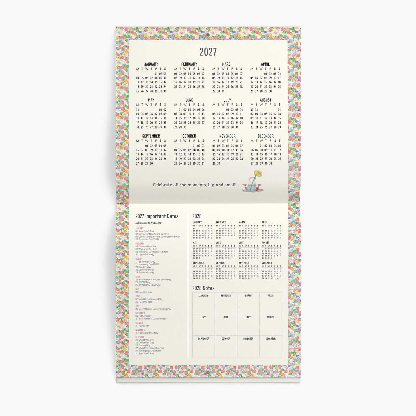 2027 Twigseeds Wall Calendar