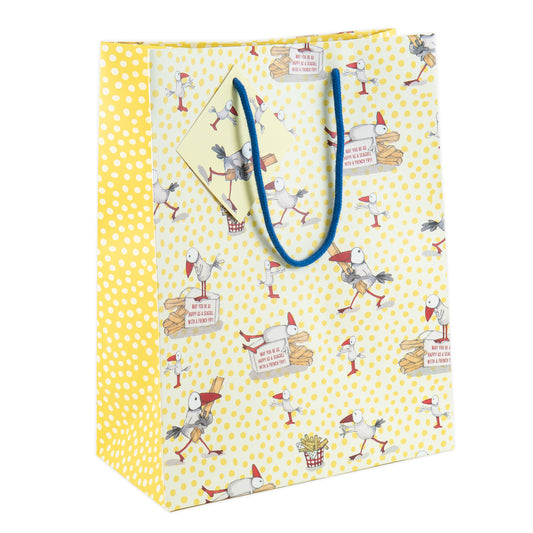 Twigseeds Gift Bag Large - Happy Seagulls