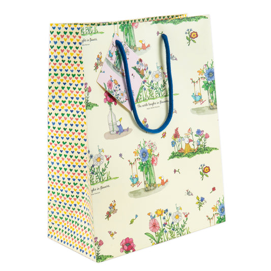 Twigseeds Gift Bag Large - Earth Laughs Flower