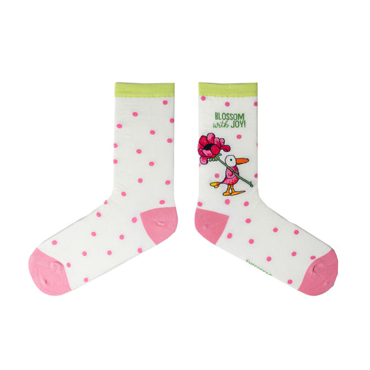 Twigseeds Adult Socks - Blossom With Joy